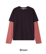 Kuro striped layered T-shirt
