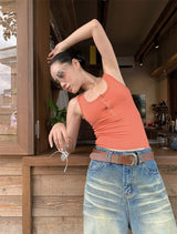 Rome Unneck Burton Spandex Line Sleeveless T-shirt