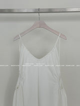 スリットバックレスマキシロングドレス
