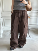 Pigment washing crop t-shirts(4color)