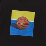 25SS スクエアバスケットボールショートスリーブTシャツ ブラック