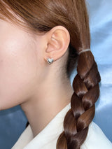 リボンハートピアス