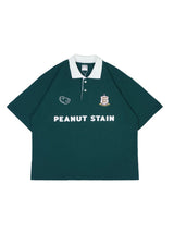PEANUT STAIN - オールドマネークラシックグリーンボクシーオーバーサイズポロ