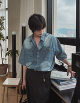 Hush long wide half banding slacks