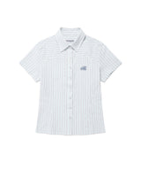 W ストライプハーフスリーブシャツ MINT(CV2FMFW362A)