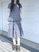 may check blouse