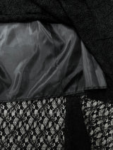 uncut lace skirt (2color)