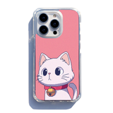 1980's Cat (Pink white) MagSafeスーパーバンパージェリーハードケース