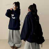 Eight Dot Print Heart Balloon Hoodie