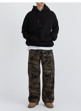 Authentic Relaxed Basic Hoodie Black