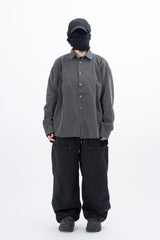 Pent Double Knee Cover Wide Balloon Pants