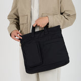 Memory Canvas Cross Tote Bag_Black