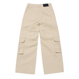 25SS FRONT POCKET WIDE  CARGO PANTS BEIGE