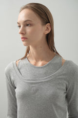 Twin Modal Layer Set_Melange Grey