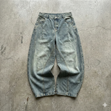Cocoon Brushed Denim Pants