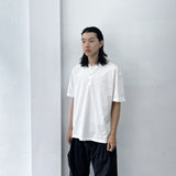 Collarless Henley Tee