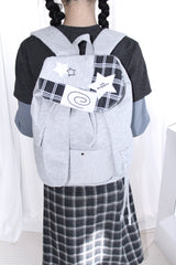  Rabbit Drop String Patch Backpack (2color)