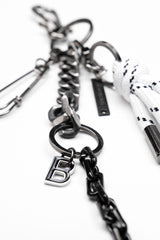 BBD 2-Line Detachable Rope Pants Chain (Black&White)