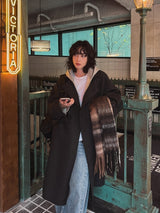 [LAN ARCHIVE] Louis Herringbone Trench Wool Coat