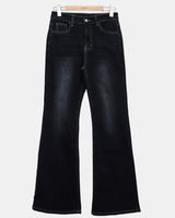 (Denim) ラノンハイウエストブーツカットパンツ