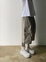 Metal Nylon Cargo Half Pants 3C