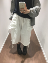 Kine Shirred Bermuda Pants (3color)