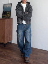 Glide Wide Cargo Denim (3color) (No.1007)