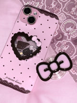 [DESSERT SET] strawberry chocholate phone case - hard + sweet dessert phone grip
