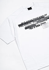 BBD ヒッデンスローガン Tシャツ (ホワイト)