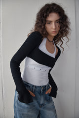 SOFT POSE TEE - BLACK