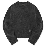 COLLECTION ROUND NECK KNIT [CHARCOAL]