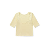 Back scoop t-shirt_lemon