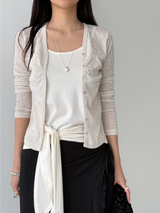 breeze button cardigan