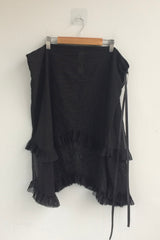 airy chiffon layered skirt