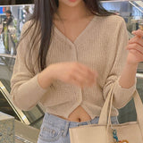 Milk Cropped Cardigan