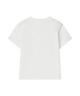 (W) ラッキークローバーセミクロップヘンリーネック半袖Tシャツ_2 Color