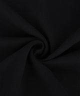 クラックプリントレタリングフーディドジップアップ - ブラック