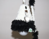 fluffy black cozy light