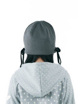 ribbon beanie(gray)