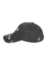 BBD パッチロゴワークショップピグメントキャップ (チャコール)