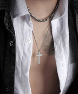 NN-104 Layered Cross Chain Necklace