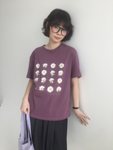 YWD フラワーTシャツ (3color)