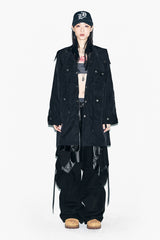 CANTON HOODIE FIELD JACKET BLACK