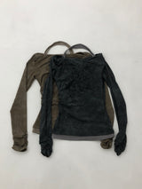 Vintage Washing Halterneck T-Shirt