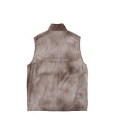 Zeroshell Tie-Dye Lightweight Vest (Brown)