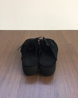 Suede platform mules (2color)