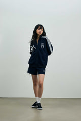 アリボントラックトップ/ネイビー