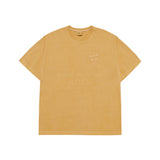 24FW アップリケロゴピグメントショートスリーブTシャツイエロー