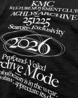 KMC | AAカラーTシャツ‐ブラック