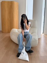 washing regular fit denim pants 